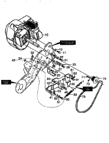 Engine And Drive parts for Signature Gas Snowblower F2034-010 from AppliancePartsPros.com
