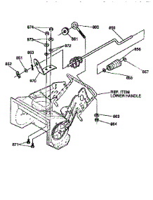 Chute Control Rod parts for Signature Gas Snowblower F2034-010 from AppliancePartsPros.com