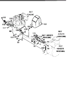 Frame Components parts for Canadiana Gas Snowblower F2254-010 from AppliancePartsPros.com