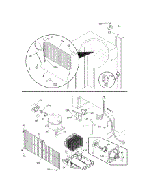 System parts for Crosley Upright Freezer F22CWF3 from AppliancePartsPros.com