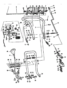 Upper Handle Assembly parts for Canadiana Gas Snowblower F2484-010 from AppliancePartsPros.com