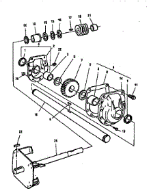 Gear Box Assembly parts for Canadiana Gas Snowblower F2814-000 from AppliancePartsPros.com