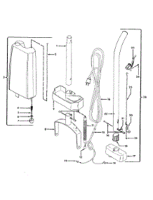 Handle, Tank parts for Hoover Floor Scrubber Polisher F3119 from AppliancePartsPros.com