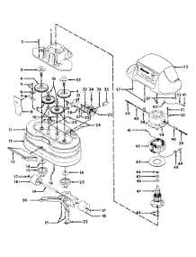 Motor, Hood, Switch, Gears parts for Hoover Floor Scrubber Polisher F3119 from AppliancePartsPros.com