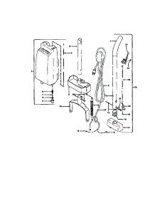 Handle And Tank parts for Hoover Floor Scrubber Polisher F4255 from AppliancePartsPros.com