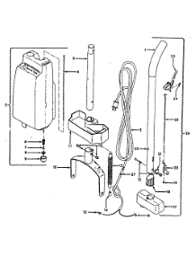 Handle_Tank parts for Hoover Floor Scrubber Polisher F4300-073 from AppliancePartsPros.com