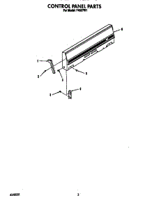 Control Panel parts for Roper Gas Range F4307*1 from AppliancePartsPros.com