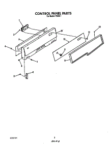 Control Panel parts for Roper Gas Range F4508*1 from AppliancePartsPros.com
