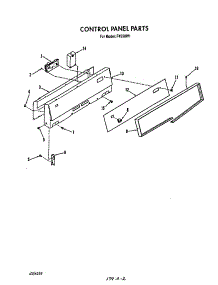 Control Panel parts for Roper Gas Range F4558*1 from AppliancePartsPros.com