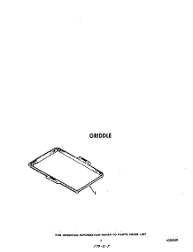 Griddle parts for Roper Gas Range F4558*1 from AppliancePartsPros.com