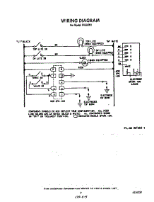 Wiring Diagram parts for Roper Gas Range F4558*1 from AppliancePartsPros.com