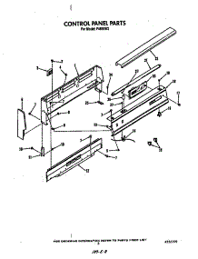 Control Panel parts for Roper Gas Range F4858*3 from AppliancePartsPros.com