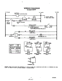 Wiring Diagram parts for Roper Electric Range F5007*1 from AppliancePartsPros.com