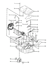 Motor Assembly parts for Hoover Floor Scrubber Polisher F5019 from AppliancePartsPros.com