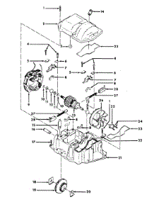 Motor Assembly parts for Hoover Floor Scrubber Polisher F5047-016 from AppliancePartsPros.com