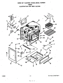 Body parts for Roper Electric Range F5057*0 from AppliancePartsPros.com