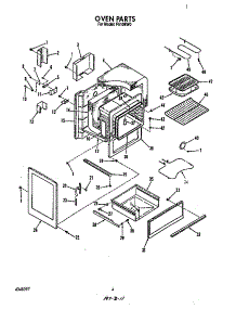 Oven parts for Roper Electric Range F5108*0 from AppliancePartsPros.com