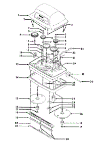 Hood, Brushcarriers, Gears parts for Hoover Floor Scrubber Polisher F5300 from AppliancePartsPros.com