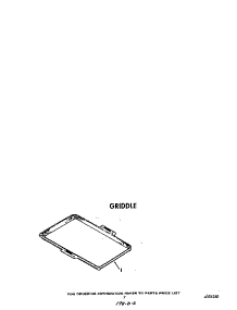Griddle parts for Roper Gas Range F6558*1 from AppliancePartsPros.com