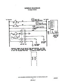 Wiring Diagram parts for Roper Gas Range F6558*1 from AppliancePartsPros.com