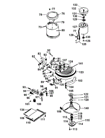 Mainbody, Motor, Gears parts for Hoover Carpet Cleaner F7091 from AppliancePartsPros.com