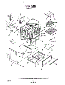 Oven parts for Roper Electric Range F7107*1 from AppliancePartsPros.com