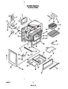 Oven parts for Roper Electric Range F7108*0 from AppliancePartsPros.com