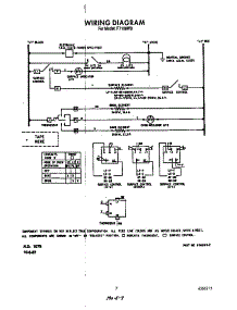 Wiring Diagram parts for Roper Electric Range F7108*0 from AppliancePartsPros.com