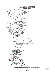Door Lock parts for Roper Gas Range F8557*1 from AppliancePartsPros.com