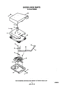 Door Lock parts for Roper Gas Range F8858*0 from AppliancePartsPros.com
