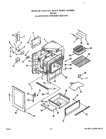Body parts for Roper Electric Range F9107*0 from AppliancePartsPros.com