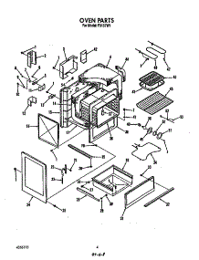 Oven parts for Roper Electric Range F9157*1 from AppliancePartsPros.com
