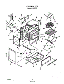Oven parts for Roper Electric Range F9257*0 from AppliancePartsPros.com