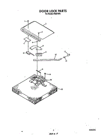 Door Lock parts for Roper Electric Range F9257*0 from AppliancePartsPros.com