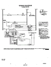 Wiring Diagram parts for Roper Electric Range F9257*0 from AppliancePartsPros.com