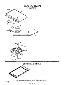 Door Lock parts for Roper Electric Range F9257*1 from AppliancePartsPros.com