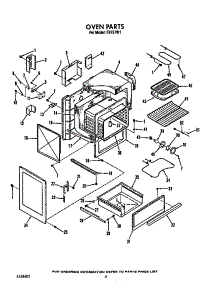 Oven parts for Roper Electric Range F9757*1 from AppliancePartsPros.com