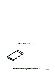 Lit / Optional Griddle parts for Roper Electric Range F9757*1 from AppliancePartsPros.com