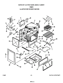 Body parts for Roper Electric Range F9807*0 from AppliancePartsPros.com