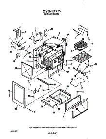 Oven parts for Roper Electric Range F9858*0 from AppliancePartsPros.com