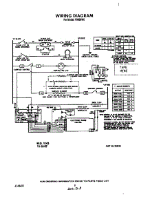 Wiring Diagram parts for Roper Electric Range F9858*0 from AppliancePartsPros.com