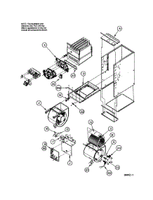 Cabinet Assy parts for Icp Furnace F9MVT0801716A1 from AppliancePartsPros.com