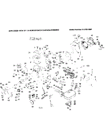 Engine Breakdown parts for Kawasaki Generator FA76D-3MP from AppliancePartsPros.com