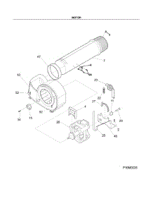 Motor parts for Frigidaire Dryer FAQE7111LW1 from AppliancePartsPros.com