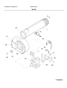 Motor parts for Frigidaire Dryer FAQG7001LW1 from AppliancePartsPros.com
