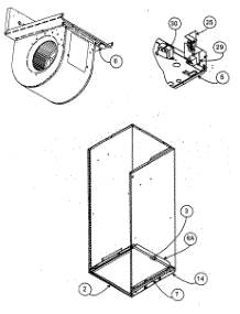 Cabinet Assy 2 parts for Carrier Air Handler FB4BNF060000 from AppliancePartsPros.com