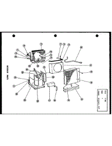 Interior Parts (Fc12-3H / P54390-41R) (Fc06-2H / P54390-38R) (Fc09-3H / P54390-40R) (Fc09-2H / P54390-39R) parts for Amana Room Air Conditioner FC09-2H/P54390-39R from AppliancePartsPros.com