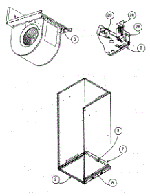Cabinet Assy 2 parts for Carrier Air Handler FC4CNF042000AAAA from AppliancePartsPros.com