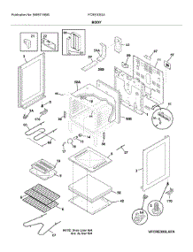 Body parts for Frigidaire Electric Range FCRE3052AWA from AppliancePartsPros.com