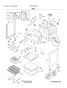 Body parts for Frigidaire Electric Range FCRE305CAWB from AppliancePartsPros.com